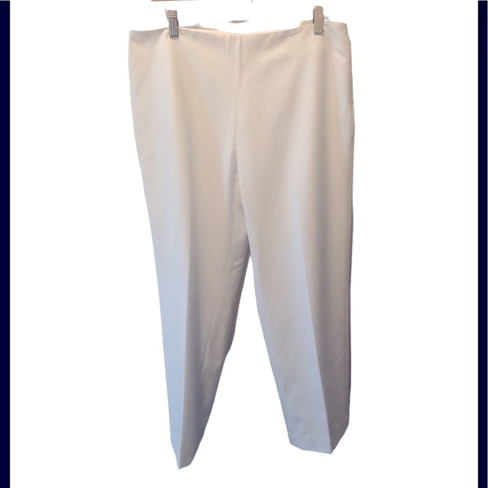 Talbots Petites Classic Side Zip Cropped Slim Pant Lined 12P Classy Career